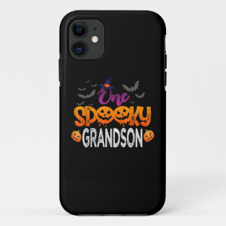 Een spooky kleinzoon familie bijpassende Halloween iPhone 11 Hoesje