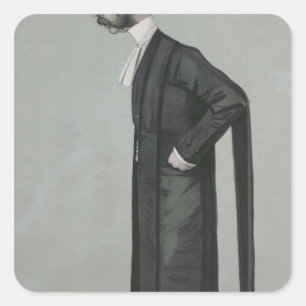 Een Sportjurylid vormt Vanity Fair Vierkante Sticker