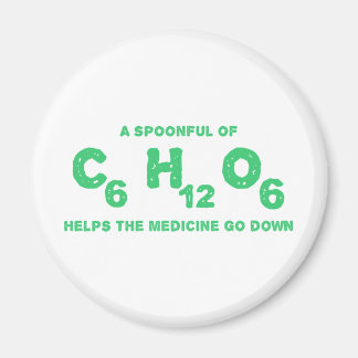 Een sprankje C6H12O6 helpt het geneesmiddel omlaag Magneet