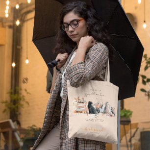 Een spreuk Halloween Bruidsdouche Tote Bag