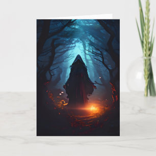 Een spreuk voor Halloween Feestdagen Kaart