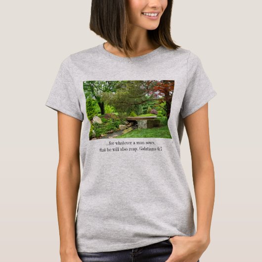 Een Spring Stroll T-shirt (Voorkant)