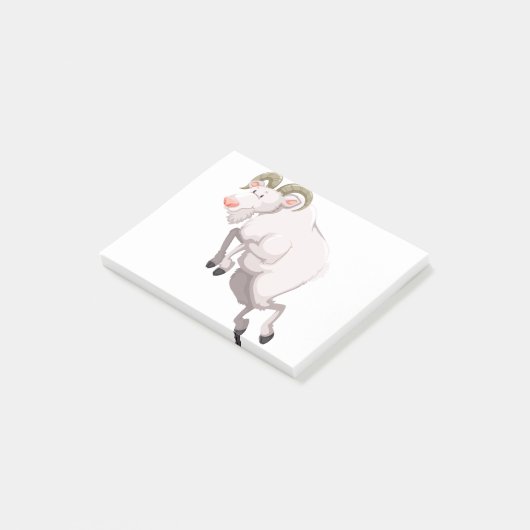 Een springgeit post-it® notes (Schuin)