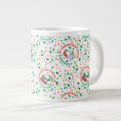 Een Sprinkle of Christmas Cheer Pattern Extra Grote Beker (Voorkant rechts)