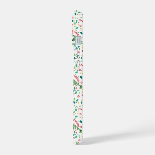 Een Sprinkle of Christmas Cheer Pattern iPhone 15 Hoesje (Linkerkant)