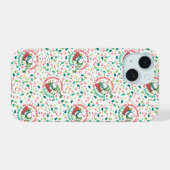 Een Sprinkle of Christmas Cheer Pattern iPhone 15 Hoesje (Achterkant horizontaal)