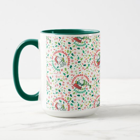Een Sprinkle of Christmas Cheer Pattern Mok (Links)