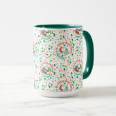 Een Sprinkle of Christmas Cheer Pattern Mok (Voorkant rechts)