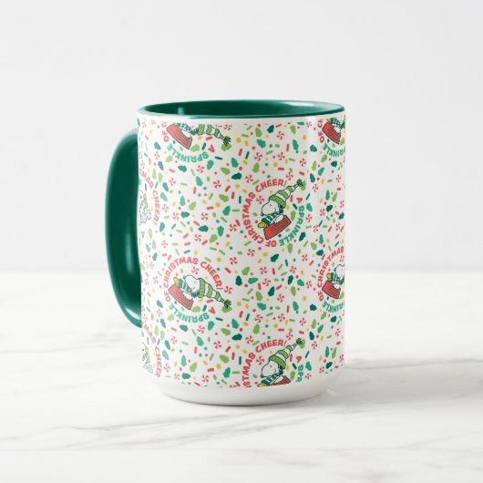 Een Sprinkle of Christmas Cheer Pattern Mok (Voorkant links)