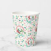 Een Sprinkle of Christmas Cheer Pattern Papieren Bekers (Achterkant)
