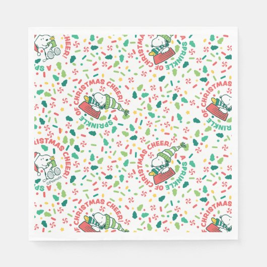 Een Sprinkle of Christmas Cheer Pattern Servet (Voorkant)