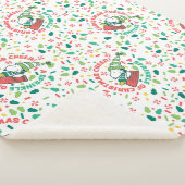 Een Sprinkle of Christmas Cheer Pattern Sherpa Deken (3/4)