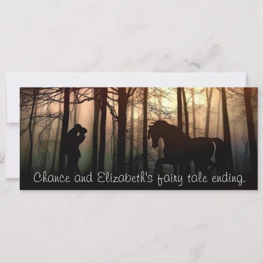 Een sprookje eindigt save the date (Voorkant)