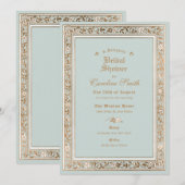 Een sprookjesachtig Bleek blauw Vrijgezellenfeest Kaart (Voorkant / Achterkant)