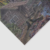 Een sprookjesbos in het echte leven tissuepapier (Detail)