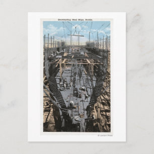 Een staalschotscène samenstellen briefkaart