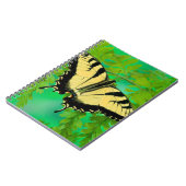 Een staartvlinder landend notitieboek (Linkerzijde)