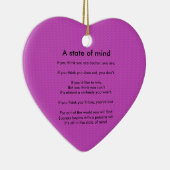 Een staat van Mind Ornament (Rechts)