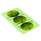Een staat van Mind Poem Magnet Magneet (Rechterzijde)