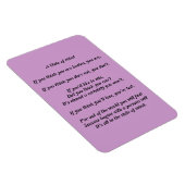 Een staat van Mind Poem Magnet Magneet (Rechterzijde)