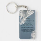 Een staat van Mind Poem sleutelhanger (Voorkant)