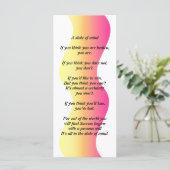 Een staat van Mind Rack Kaarten (Staand voorkant)