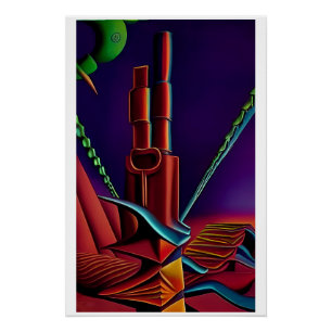 Een stand van pijpen op de New Highlands Perfect Poster