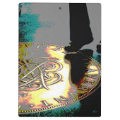 Een stap in de richting van rijkdom! - Digitale ku Klembord (Achterkant)