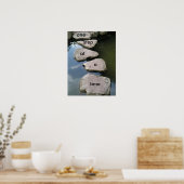 Eén stap in een tijd Motivatie poster (Keuken)