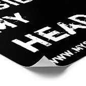 Een stap in mijn hoofd Poster (Hoek)