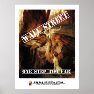 Eén stap te ver   Wall Street Icarus w/Masthead Poster