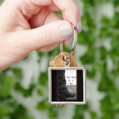 Eén stap tegelijk sleutelhanger (Hand)