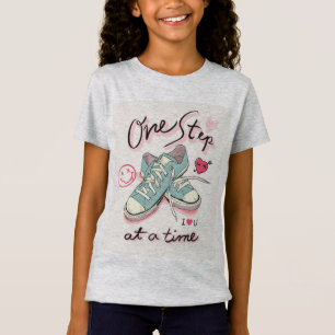 Eén stap tegelijk t-shirt