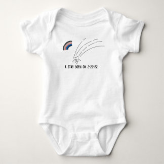 Een Star Geboren op 2-22-2022 Baby-Bodysuit Romper