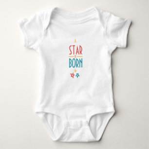 Een Star is een Born Baby bodysuit. Romper