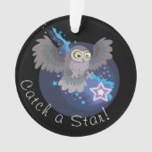 Een Star vangen!~ owl Ornament (voorkant)