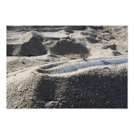 Een statische vertoning van een ordnance shell foto afdruk (Voorkant)