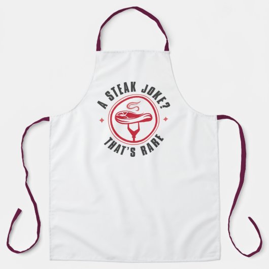 Een Steak Joke die Zelden is Schort (Voorkant)