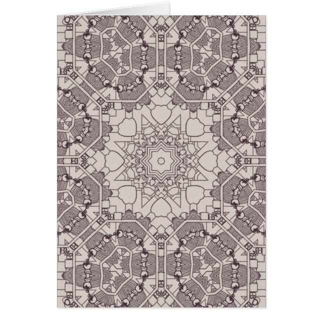 Een Steampunk Mandala Diagram (Voorkant)