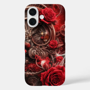 Een Steampunk Odyssee van Gears en Elegance iPhone 16 Hoesje