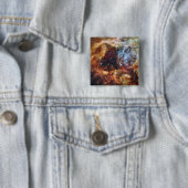 Een stellair kraambed, R136 genaamd Vierkante Button 5,1 Cm (In situ)