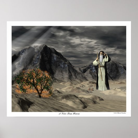 Een stem uit de hemel poster (Voorkant)