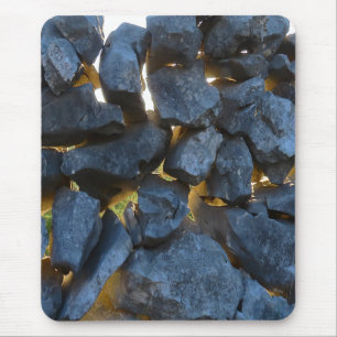 Een stenen muur in Kroatische stijl Muismat