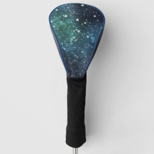 Een ster gevulde nacht golfheadcover