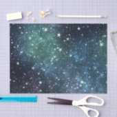 Een ster gevulde nacht tissuepapier (Craft)