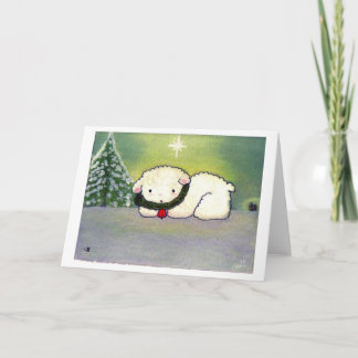 "Een ster in de nacht - hulp is onderweg" Feestdagen Kaart