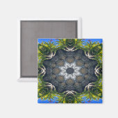 Een ster in de vijver.... magneet (Voorkant / Achterkant)