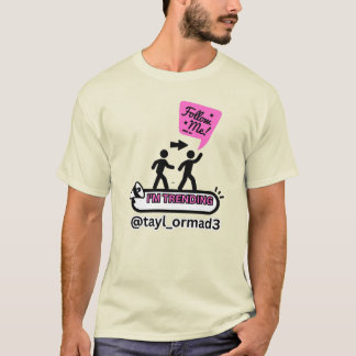 EEN STER IS GEBOREN INFLUENCER MEDIA BEIGE ROZE UN T-SHIRT