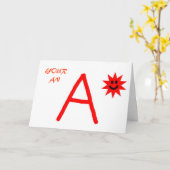 Een ster kaart (Gele Bloem)