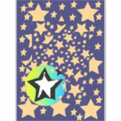 Een ster onder sterren sticker (Voorkant)